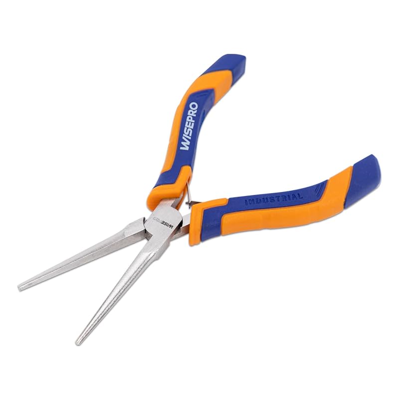 Alicate de Bico Longo Mini WISEPRO de 15,2 cm com Cabo TPR/PP