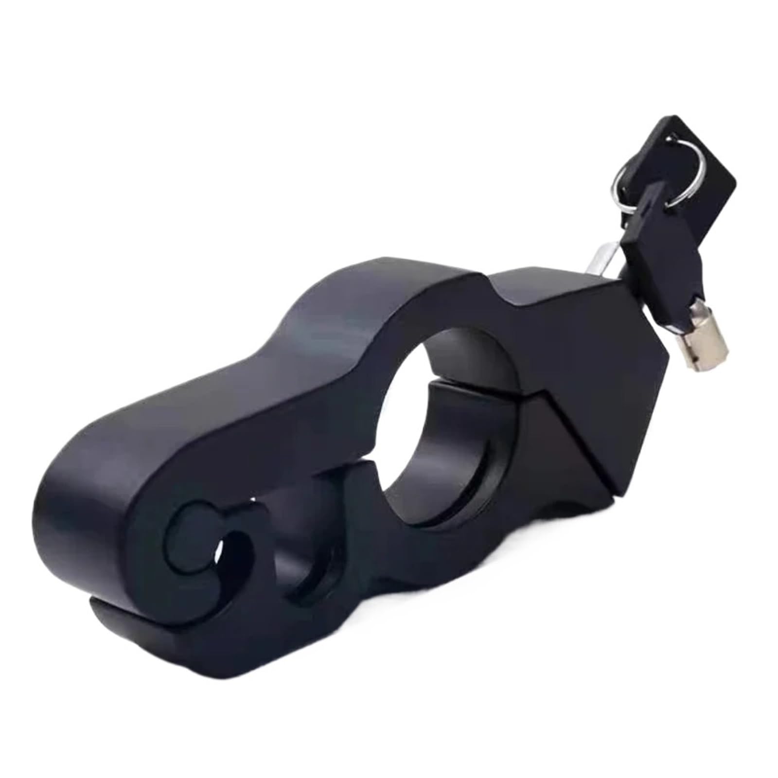 Arupmn Cs1pc-Black Chain Lock Universal Motorcycle Steering Lock – Hardened Aluminum Alloy Handlebar For Scooters & E-Bikes Motorcycle Handlebar Lock(Cs1pc-Black)