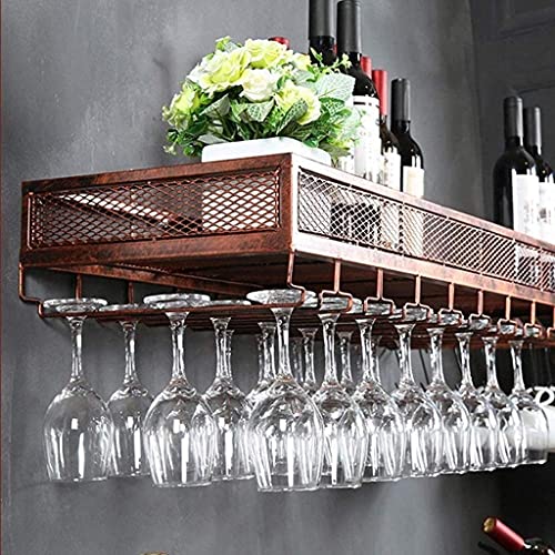 Porte-bouteilles de vin mural pour optimiser l'espace et ranger les verres