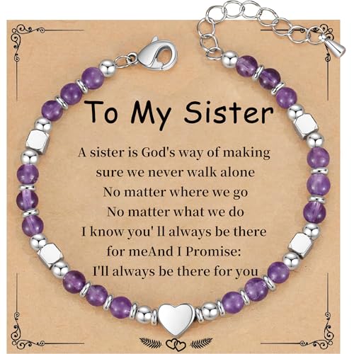 Image of Best Friend Bracelet Gifts for Women Sister Bestie, Christmas Gift for Teens Mom Daughter Granddaughter Birthday Gift for Her Stocking Stuffers