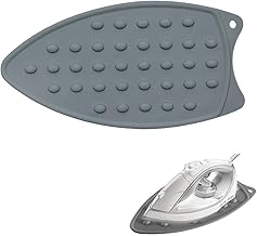 Repose Fer à Repasser Silicone - Tapis de Repos de Repassage, Support pour Fer, Coussin de Silicone (Gris)