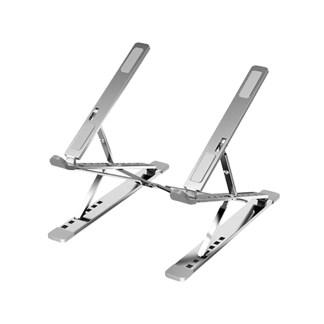DOITOOL Soporte para Portátil De Aluminio Ajustable Portátil Ergonómico para Oficina y Hogar Plata Refrigeración Multifuncional para Computadora y Tabletas