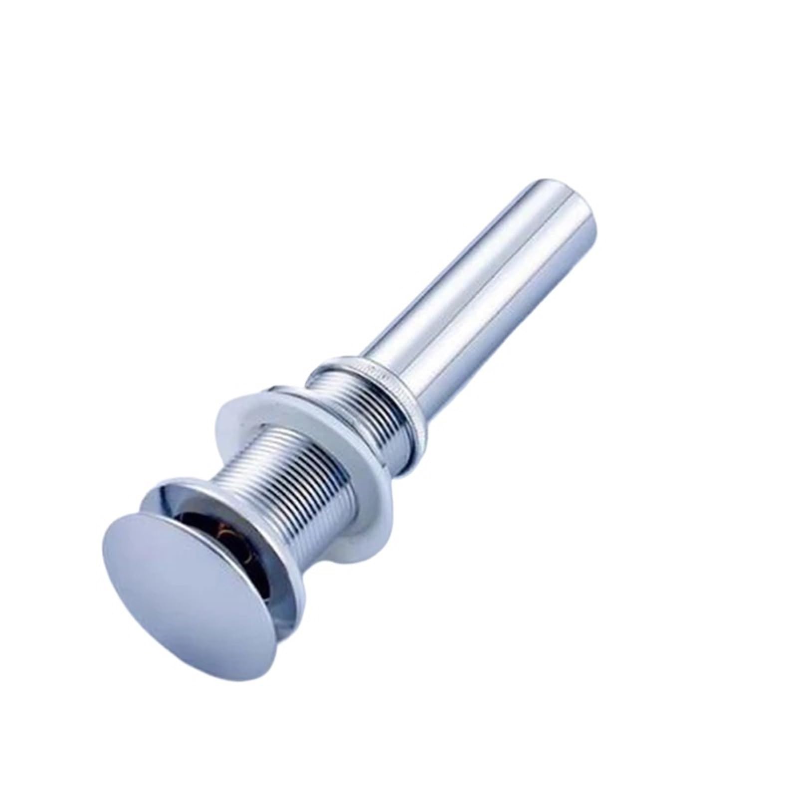 Basin Sink Pop Up Drain Golden Polish Pop Up Drain With Overflow Waste Vanity Bathroom Without Chrome Nickel for Bathroom(Chrome B)