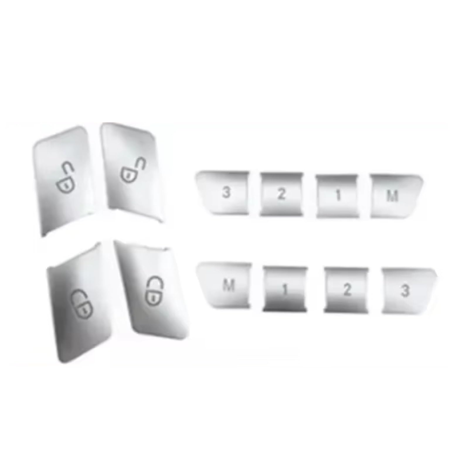 Repair Compatible with Benz for GLK X204 GLK250 GLK300 GLK350 2013 2014 2015 Car Window Lift Steering Button Stickers