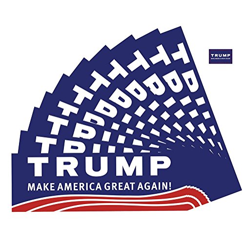 10 Packs Donald Trump Make America Great Again Bumper Sticker (3x9