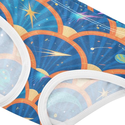 GuoChe Training Panties Stretchy Triangle Panties Breathable Underwear for Girls in Sizes 2T,3T, 4T, 5T, 6Y and 8Y4