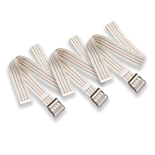 Cinturón de Transferencia ASA Techmed Pack 3 - 2" x 60" Blanco miniatura 1