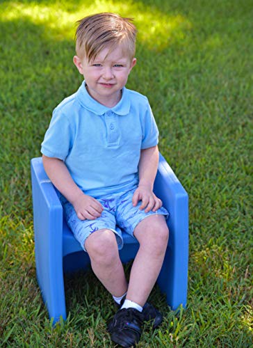 Children's Factory-Cf910-013 Cube Chair For Kids, Flexible Seating Classroom Furniture For Daycare/Playroom/Homeschool, Indoor/Outdoor Toddler Chair, Sky Blue #TOP4