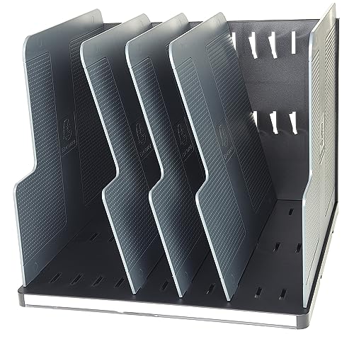 Trieur vertical modulodoc EXACOMPTA avec 5 intercalaires pour classement de bureau