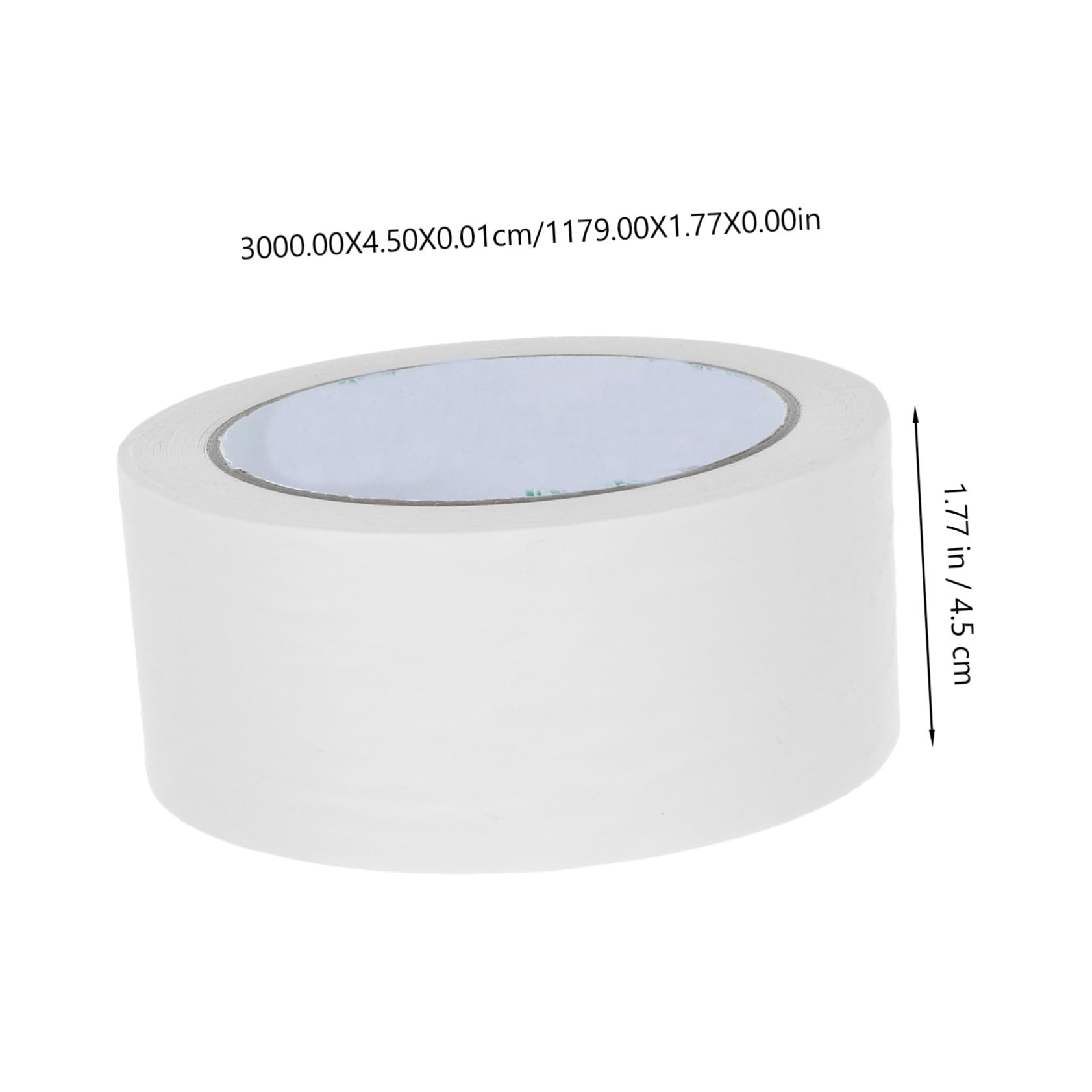 SHINEOFI Ruban Adhésif D'emballage Blanc 45 Mm x 30 m Double Rouleau, Papier Kraft Mat Inscriptible, Ruban Adhésif Renforcé Multi-usages Pour Scellage Et Expédition Des Colis
