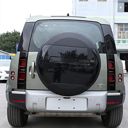 Housse de Pneu de Secours de Voiture pour Land Rover Defender 2020 2021 ABS + Accessoires Auto de Protection de Roue en Cuir Cover