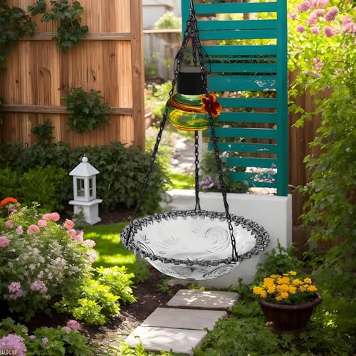 Distributeur d'eau suspendu inoxydable et mangeoire robuste résistant aux intempéries