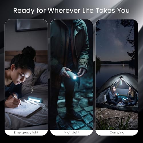 Image of IBELL Castor EL5401SL Rechargeable Torch, Emergency Light, 2 Light Modes, Type-C Charging, Zoom Function, Bright LED Illumination, Portable, Indoor & Outdoor Mini Flashlight (Green)