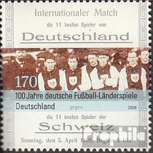 Preisvergleich Produktbild Prophila Collection BRD (BR.Deutschland) 2659 (kompl.Ausg.) gestempelt 2008 Länderspiele (Briefmarken für Sammler) Fußball