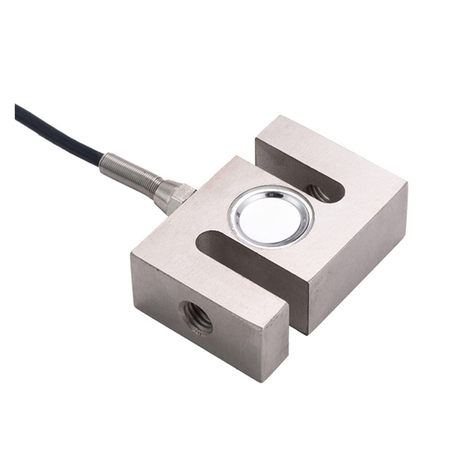 Cfwwsaq Silver Load Cell, S Type Load Cell Electronic Scale Weighing Sensor 5Kg 10Kg 100Kg 200Kg 300Kg 500Kg 1000Kg 1500Kg 2000Kg(50Kg)