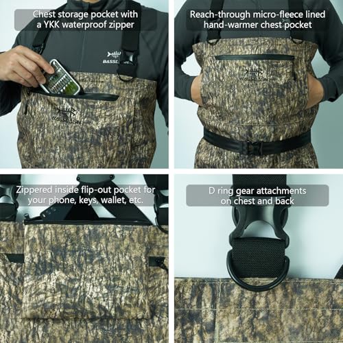Botas transpirables de camuflaje ligeras y antidesgarros para pesca 5
