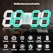EDUP HOME 3D LED Wall Clock 7 Colors 15
