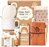 Canasta de regalos para mujer, 9 piezas regalos de cumpleaños únicos para mujer, canasta de agradecimiento para Navidad con taza de café para mamá, amiga, maestra, compañera de trabajo, mejor regalo de apreciación para empleados Cerámica 2
