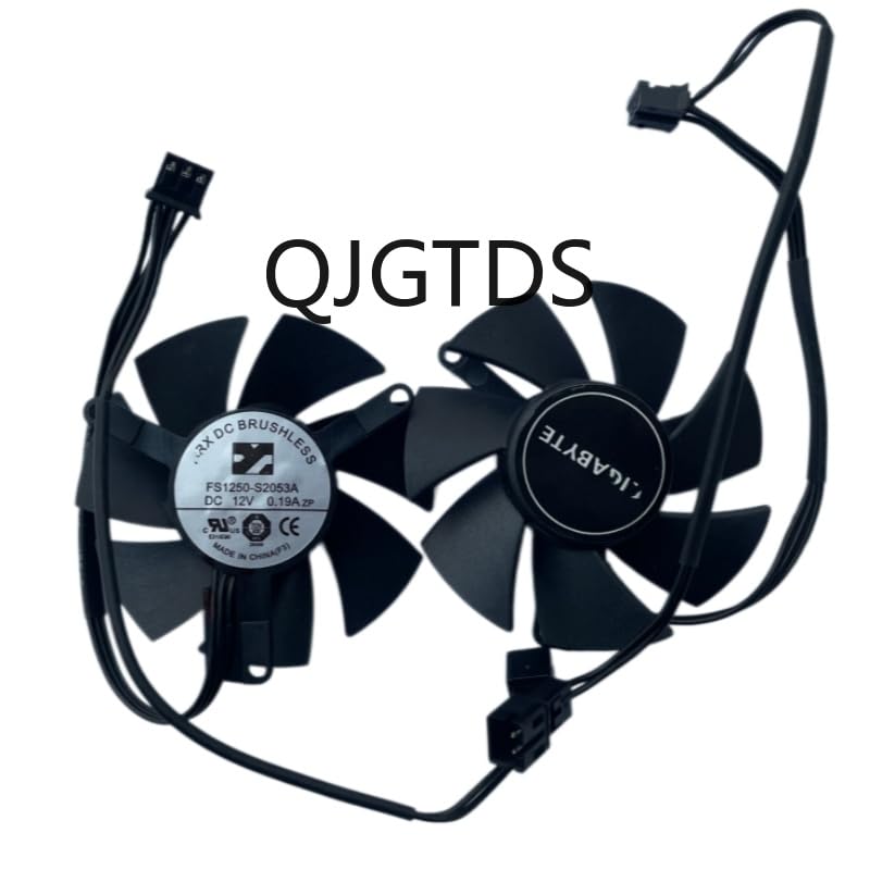 New FS1250-S2053A 0.19A 12V 4.5cm Diameter 3Pin Graphics Card Cooling Fan