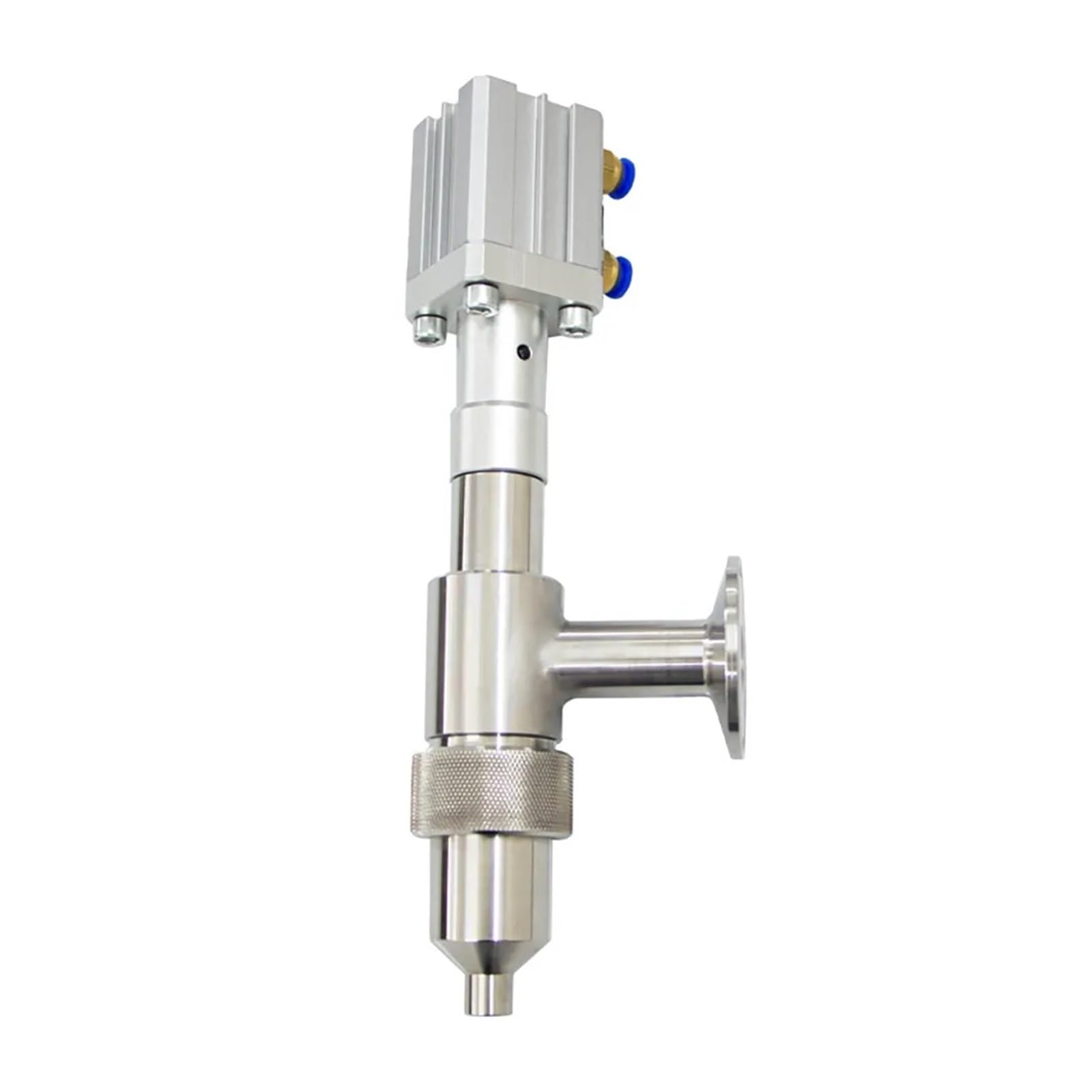 BALYDLUL Stainless Steel Piston Liquid Bottle Filling Nozzle with Manual Valve Spare Parts for Filling Machine(8mm)