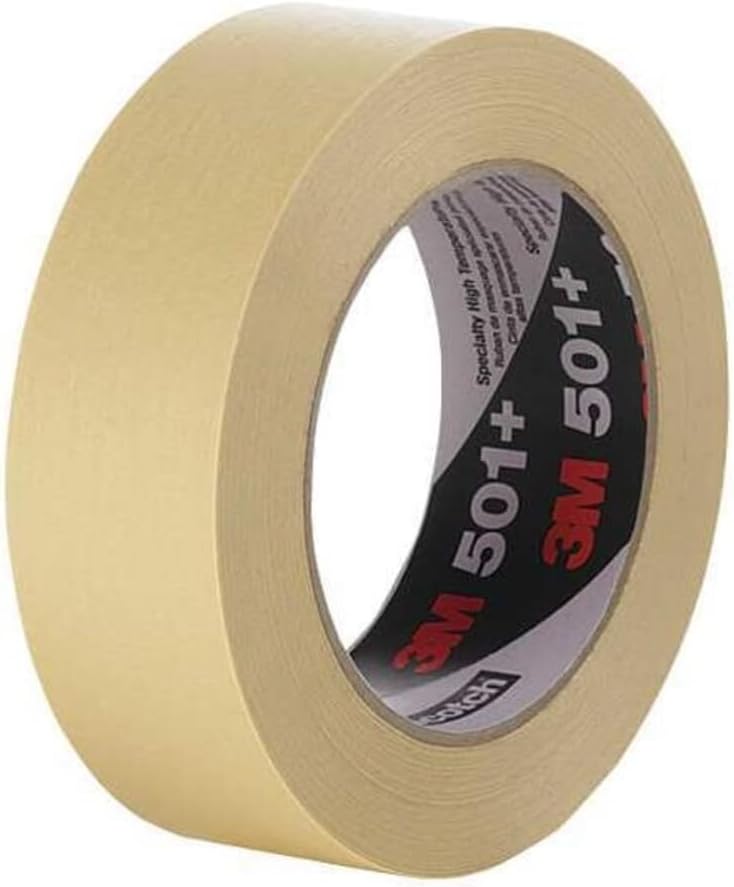 3M 501+ Tan Masking/Painter's Tape - 24 mm Width - 64774 [Price is per ROLL]