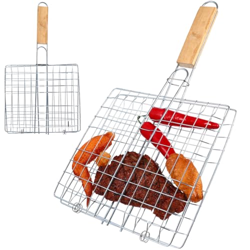 Pinza de malla para parrilla de acero inoxidable Yardenfun miniatura 3