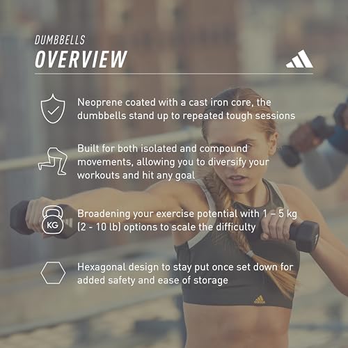 Image of adidas Dumbbells - 1Kg (Pair)