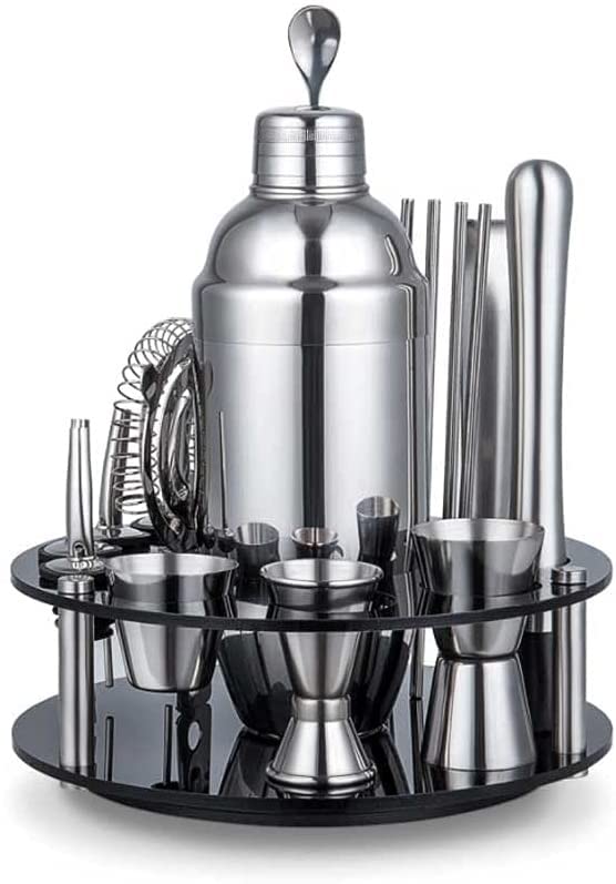 Kit Bartender 19 Piezas con Soporte Giratorio Acero miniatura 1