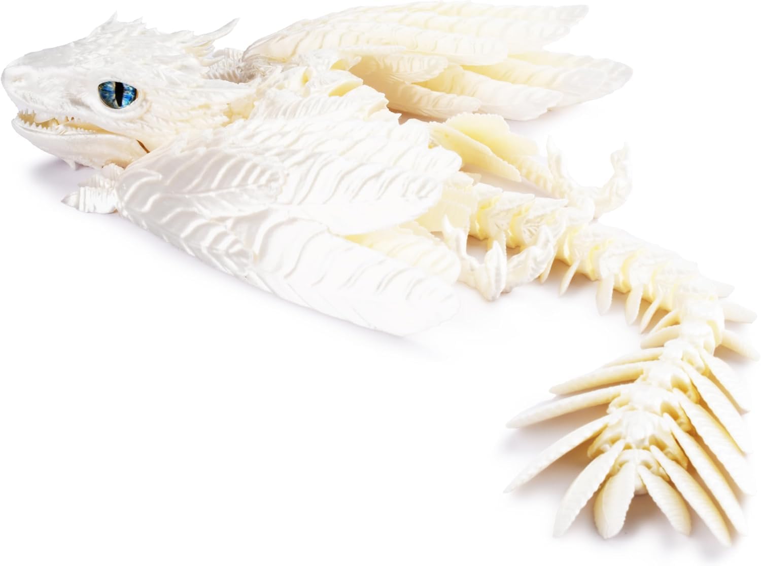 Feathered Wyvern Dragon, 3D Printed Dragon, Articulated Dragon, Fidget Dragons, 3D Printed Toys, Desktop Pet