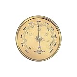 Analoges Barometer Wetterstation 70mm Wandmontage Luftdruckmesser Innen Außen Mechanisch ohne Batterie(130mm)
