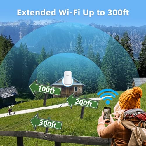 Image of Outdoor WiFi Extender Pro｜Signal Boost｜IP65 Weatherproof｜AC1200Mbps｜Transmission Range Up to 300 feet｜MU-MIMO｜65 Devices｜Ethernet Port｜Support Repeater & AP Mode