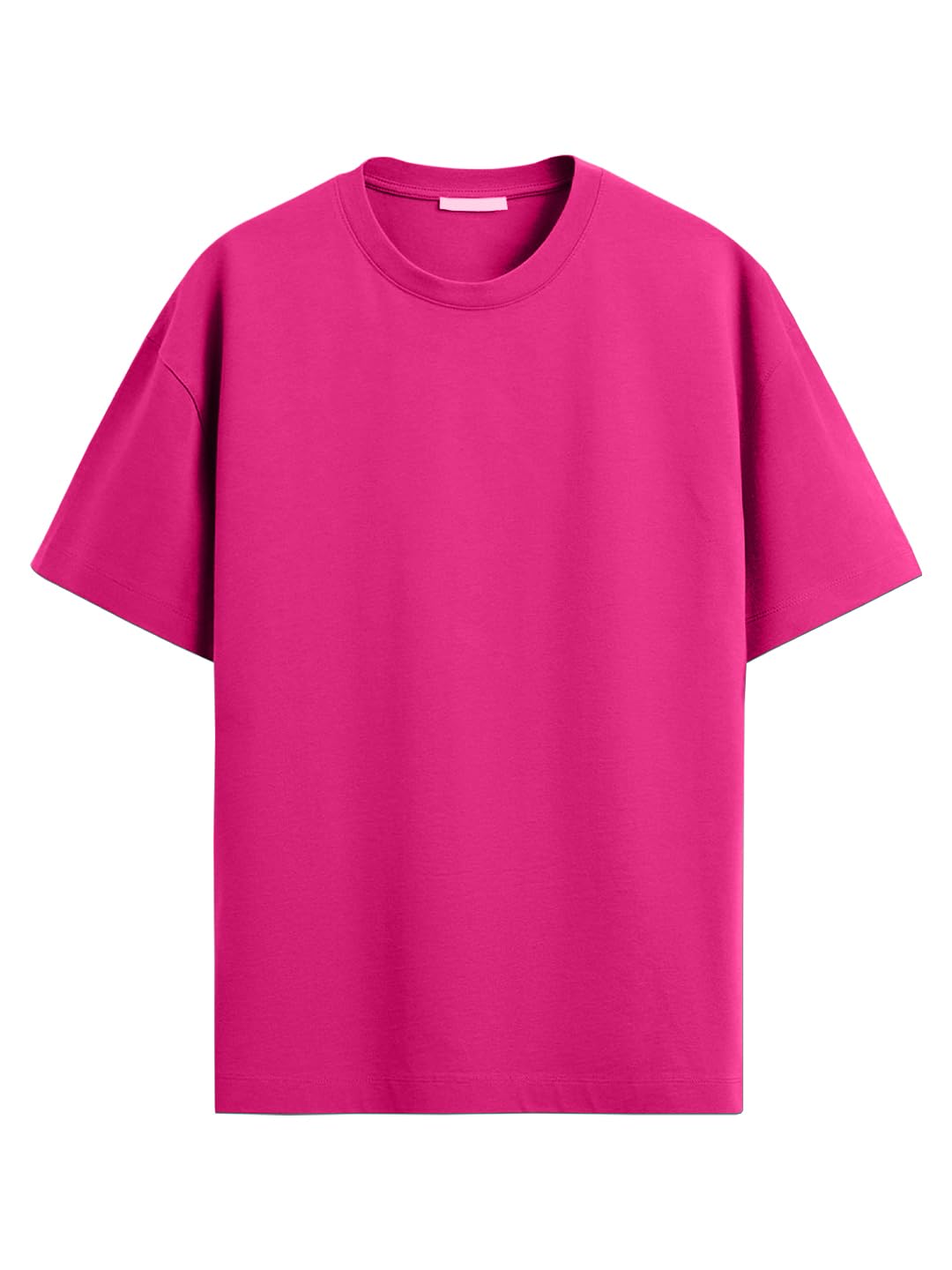 leotude Men Half Sleeve Round Neck Cottonblend Oversized Tshirts (Colour: Brown)-picture-32