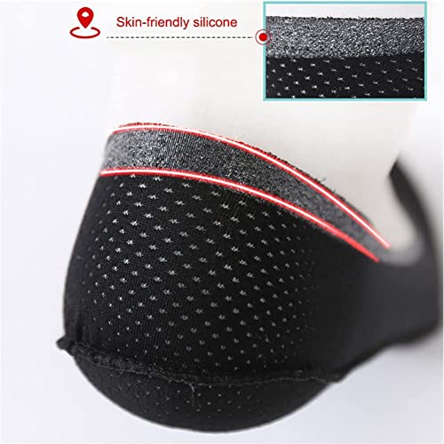 Gossiribbn 5 Pairs Breathable Ice Silk Socks For Men, Low Cut Liner Non Slip Thin Invisible Sports Socks (Skin) #TOP4