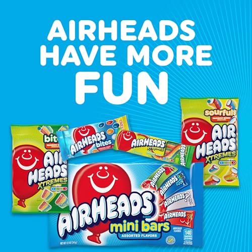 Airheads Sour Full-Size Candy Bars, Taffy Variety Pack, 60 Count Box - image 7