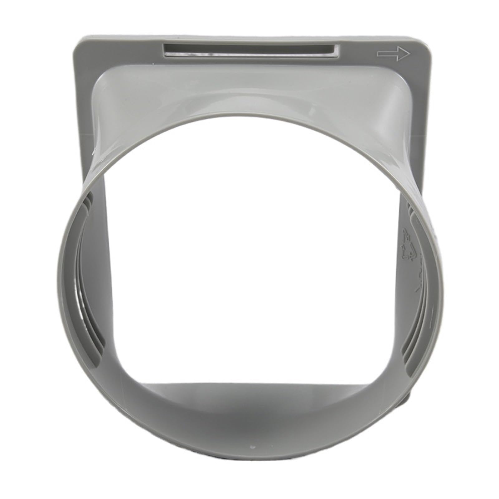 Air Conditioner Exhaust Hose Coupler Interface, Portable Home Mobile Air Conditioner Body Fitting Connector, Square