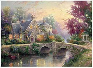 EACHHAHA 1000 Piece Jigsaw Puzzle for Adults-Puzzles 1000 Pieces for Teenagers Gifts -Cardboard Puzzles- Relax Puzzles Games-Brain Teaser Puzzle Fairyland Bridge (Large 70x50cm/27.5x19.7in)