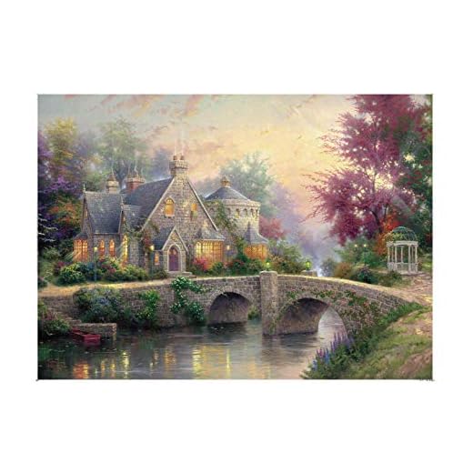 EACHHAHA Puzzle 1000 Pieces-Puzzles en Carton-Relax Puzzles Jeux- Puzzle Pont du Pays des Merveilles (70x50cm / 27.5x19.7in) pour Enfants et Adultes Cadeaux