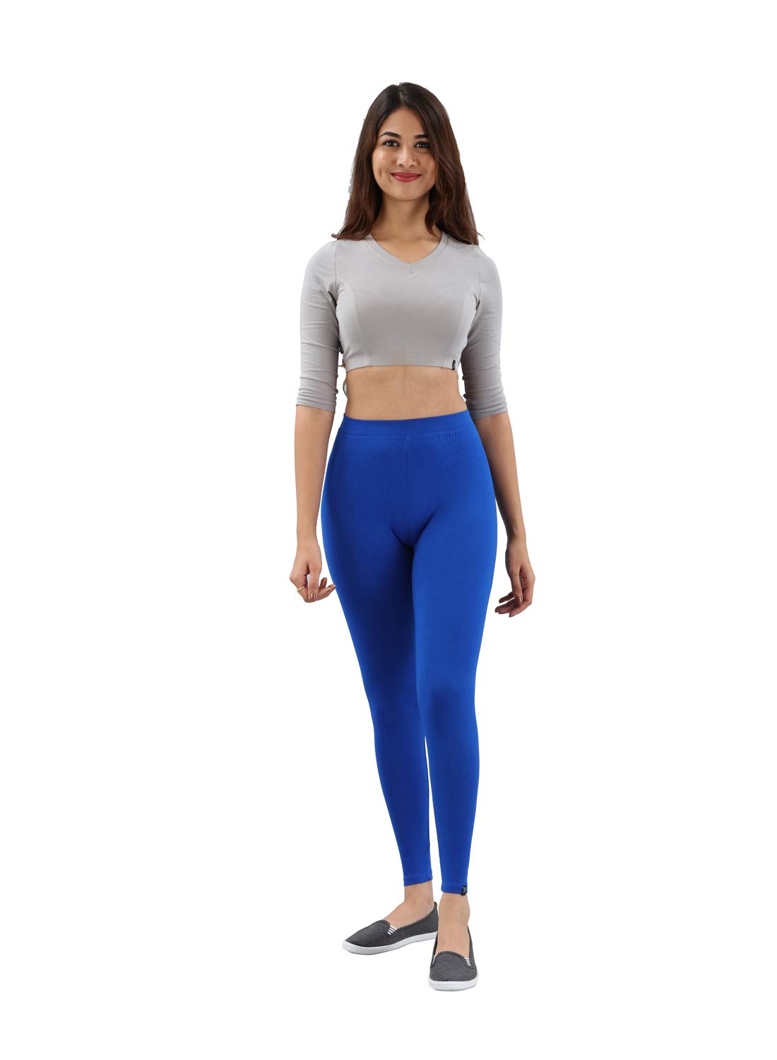 TWIN BIRDS Tailored Cut & Classic Fit Stretchable Viscose Elasthane Fabric Ankle Length Leggings for Women