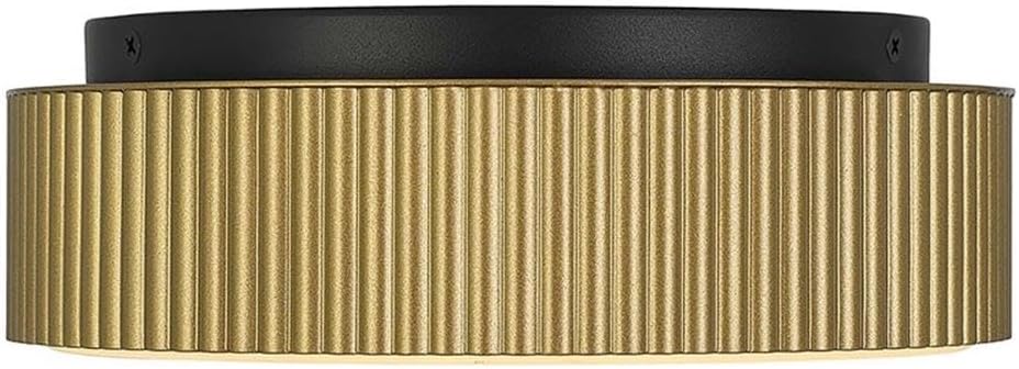 BOWERY HILL Modern Black Aluminum 9-Inch LED Outdoor Flush Mount, Powder-Coated Finish, Etched White Opal Glass, Wet Rated, 5-CCT Adjustable Light Settings, Porch or Patio Ceiling Fixture