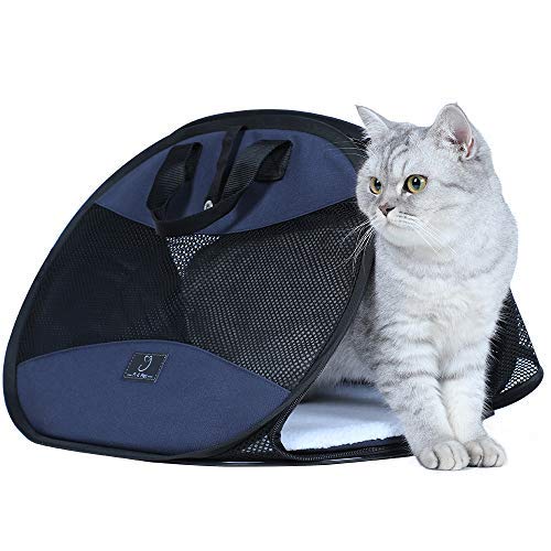 A4Pet Soft Sided Super Lightweight Cat Carrier for Travel, 19 x 15 x 13 Inches