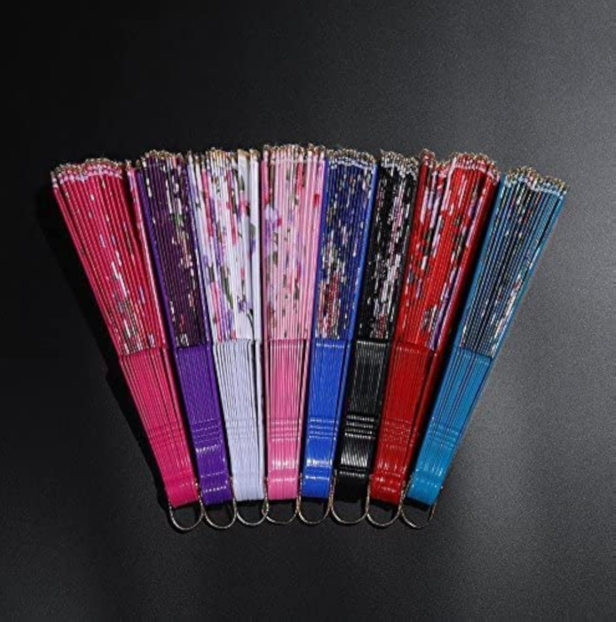 Multi-Color Printed Japanese Folding Hand Fan