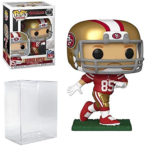 NFL: George Kittle San Francisco Pop #144 Vinyl Figure (Bundled With EcoTek Pop Box Protector Case)