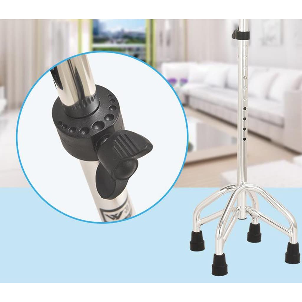 Bastone da Passeggio a Tre Gambe in Acciaio Inossidabile