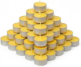 Kit 20 Velas de Citronela Repelente Natural Duração 7 Horas para Ambientes Internos e Externos
