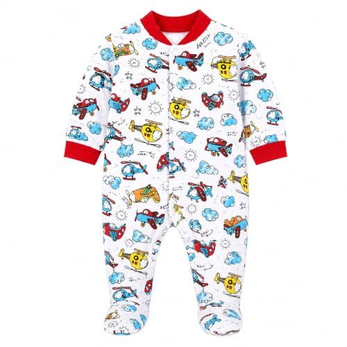 Image of EIO 100% Cotton Rompers Sleepsuits Jumpsuit Night Suits for Infants Newborn Baby Boys & Girls