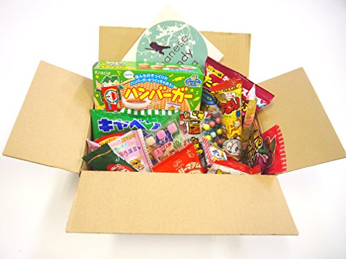 16 Japanese Candy and Snack Okashi Set with Original Japanese Candy Ninja Sticker