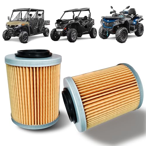 Image of QYMOTO 2 Pack CFMOTO Oil Filter High Performance 0800-011300 Compatible with CFMOTO UTV ATV Cforce Zforce Uforce 400 500 600 800 900 950 1000 1000 /800 XL Accessories