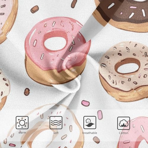 Wusikd Cute Doughnuts Girls' Underwear Cotton Girls Briefs Soft Toddler Underwear 2T3