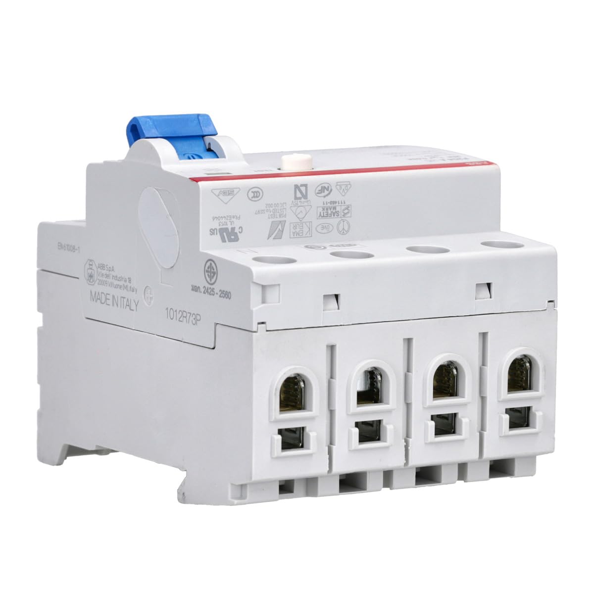 ABB F204 A-25/0.03 Fehlerstrom-Schutzschalter 4P Typ A 30 mA 25 A 2CSF204101R1250