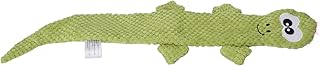 AYNEFY Squeaky Lizard Dog Toy, Lightweight Teeth Grinding Dog Squeaky Toys Plush for Pet Supplies for Small Medium Large Dogs (Green)
